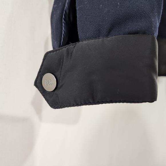 Trendy LAB PAL ZILERI Navy Blue Grey Thermal Layer Padding Puffer Jacket 46 EU - Picture 4 of 11